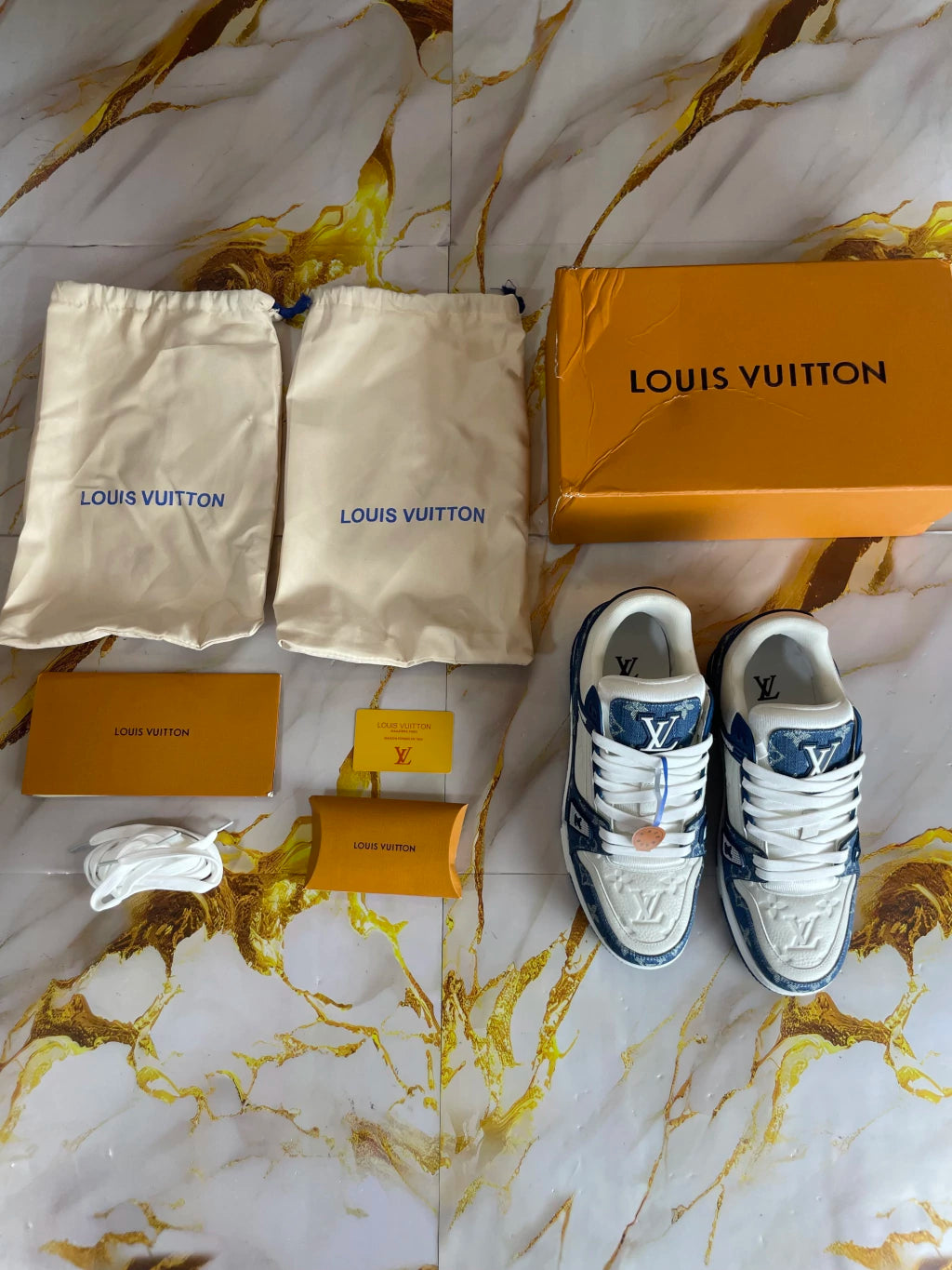 Luxury Monogram Trainer Sneakers