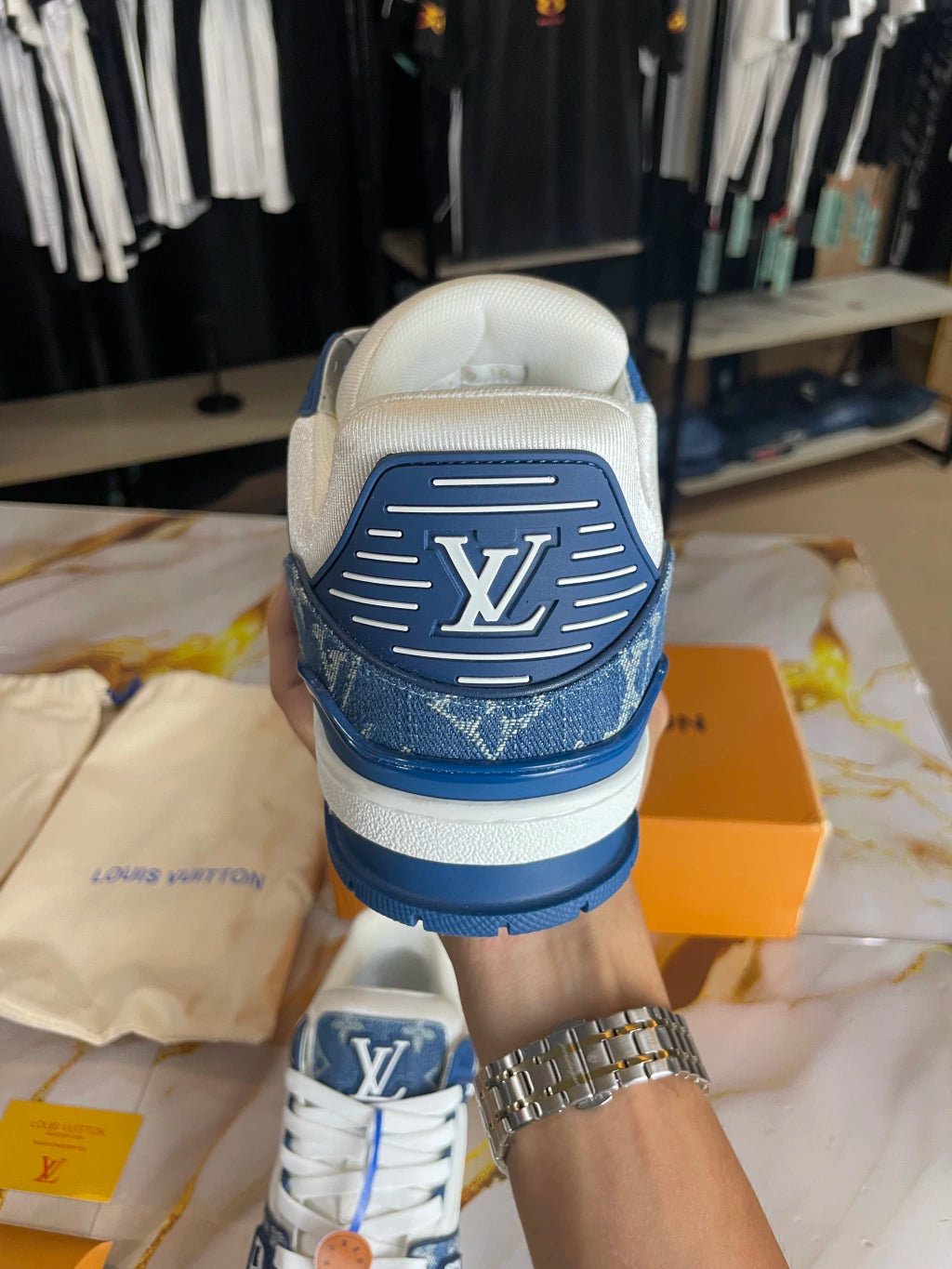 Luxury Monogram Trainer Sneakers