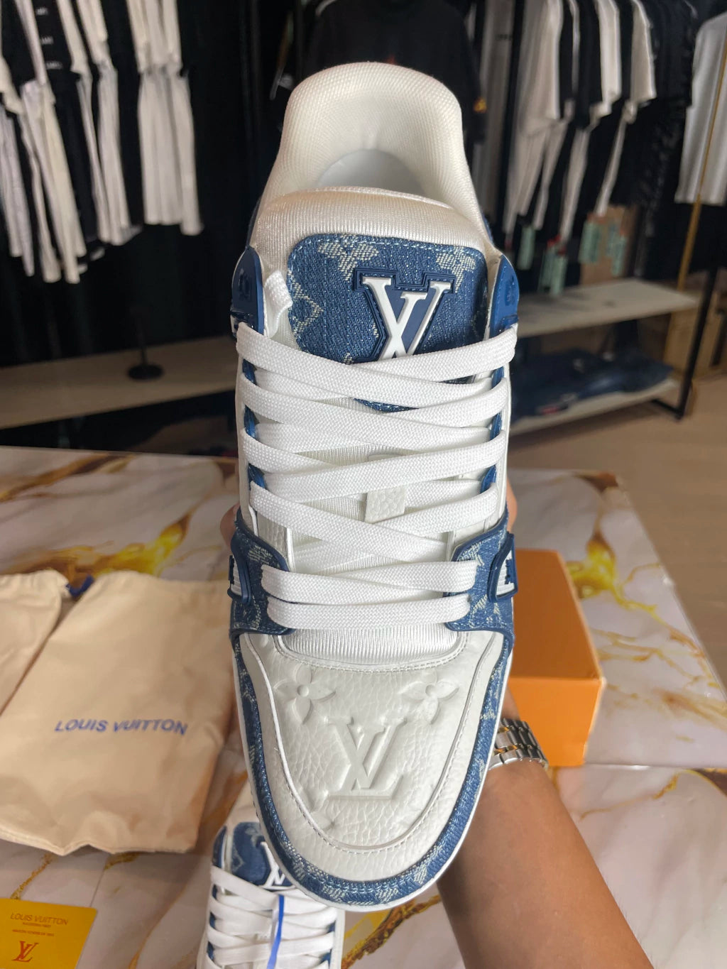 Luxury Monogram Trainer Sneakers